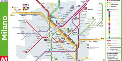 Milano autobusu karte