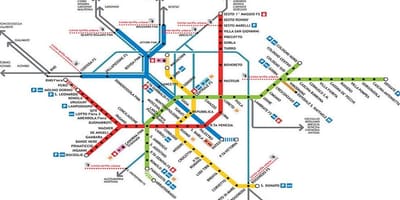 Caurules kartes milano