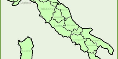 Karte itālija, parādot, milāna