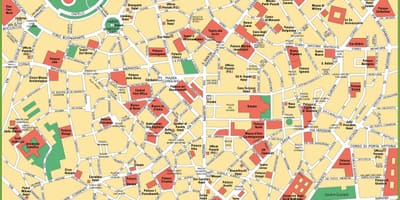 City karte milāna itālija