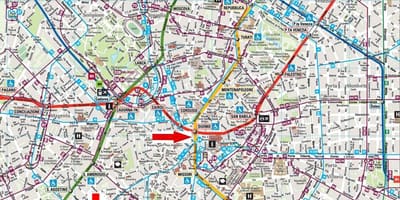 Milānas navigli karte