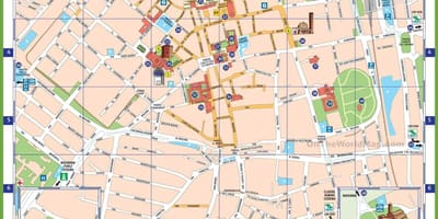 Milāna itālija objektiem kartē